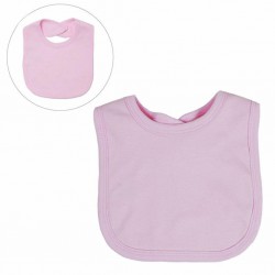 Pink Velcro Bib