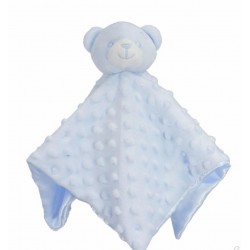 Blue Teddy Comforter