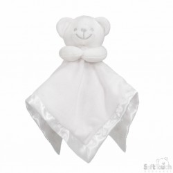 White Teddy Comforter