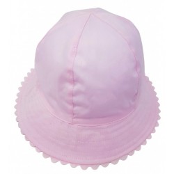 Pink baby sun hat