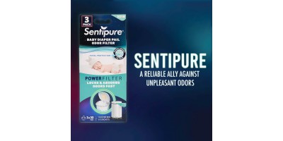 Sentipure® Nappy bin odour filters Ireland.