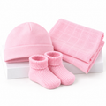 Premature Baby Gift Set – Cotton Hat, Muslin Squares & Socks