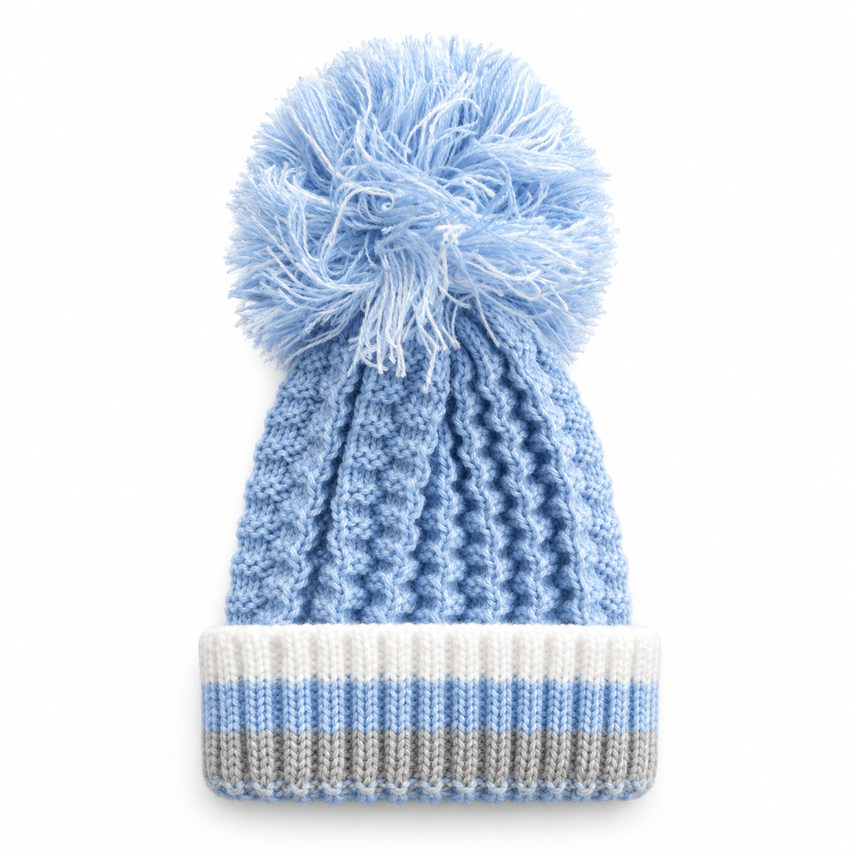 Baby Cable Knit Pom Pom Hat – 0 to 12 Months