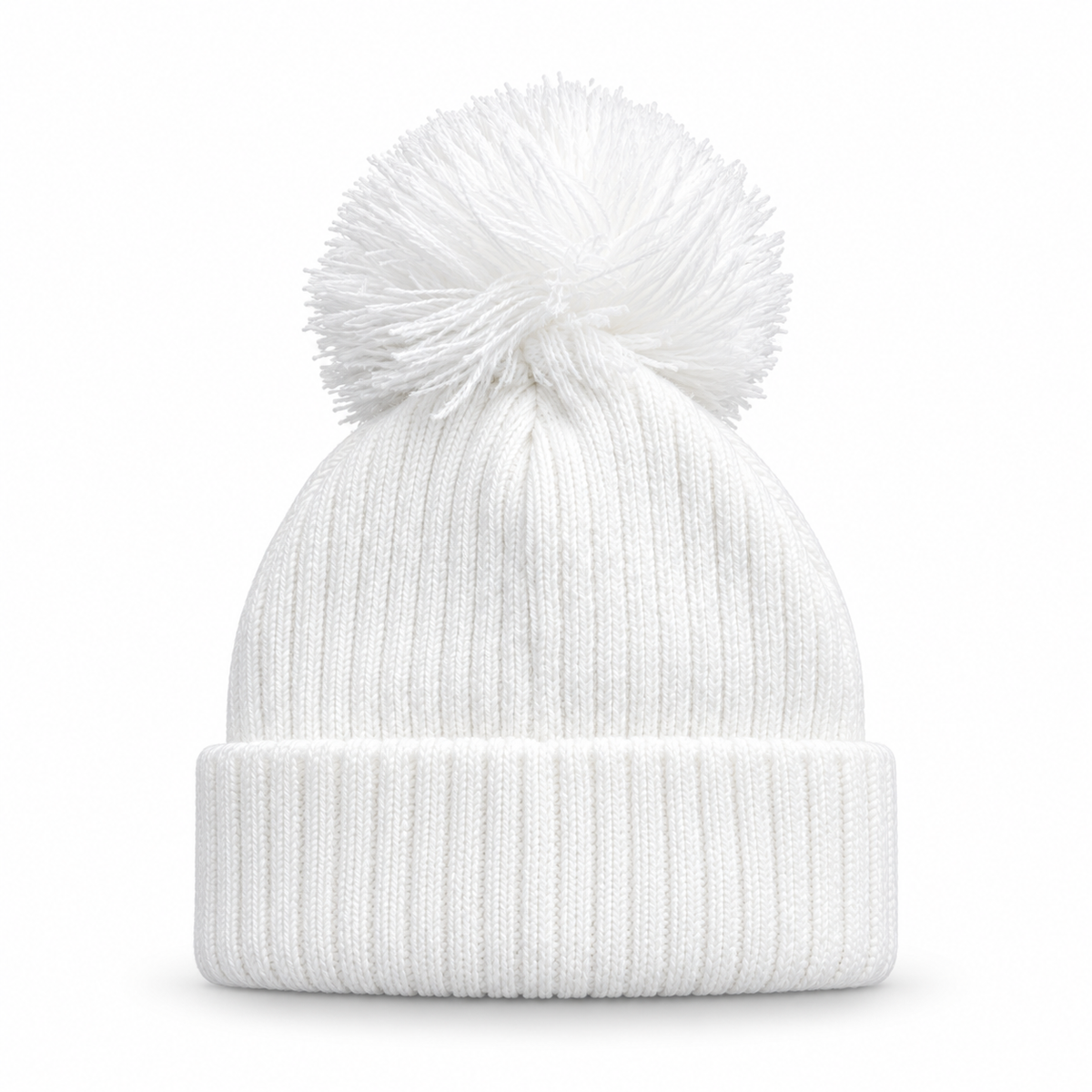 Baby Knitted Pom Pom Bobble Hat – 3–6 Months