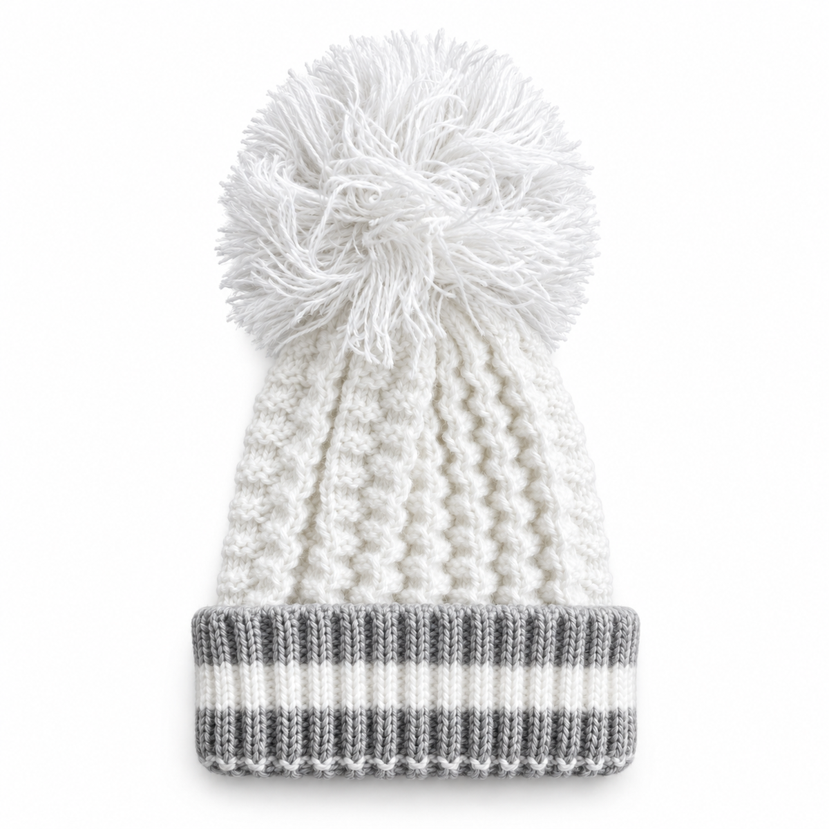 Baby Cable Knit Pom Pom Hat – 0 to 12 Months