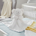Comforter with satin trim and back