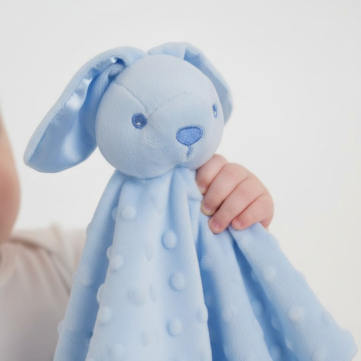 Bunny bubble comforter with satin back